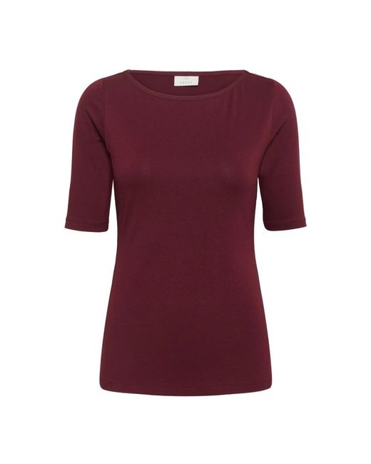 T-Shirts Kaffe en coloris Purple