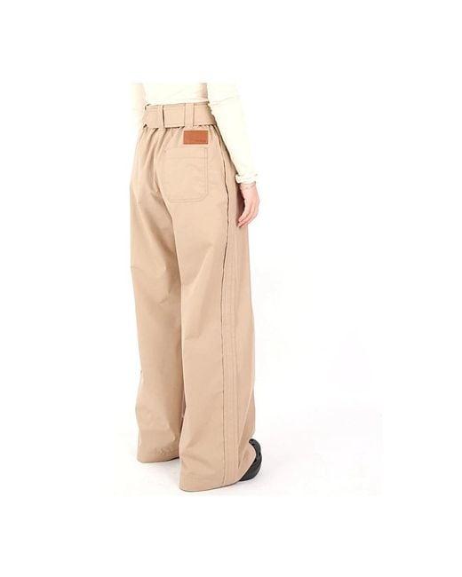 Moncler Natural Wide Trousers