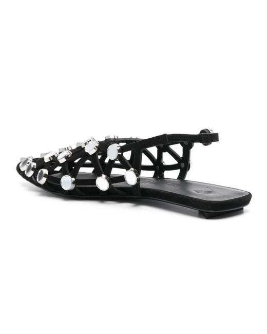 Ballerinas The Attico de color Black