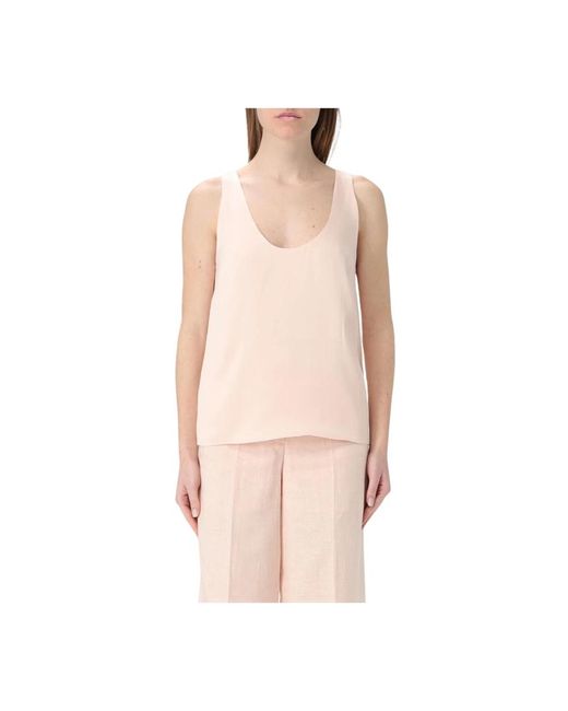 Twinset Pink Sleeveless Tops