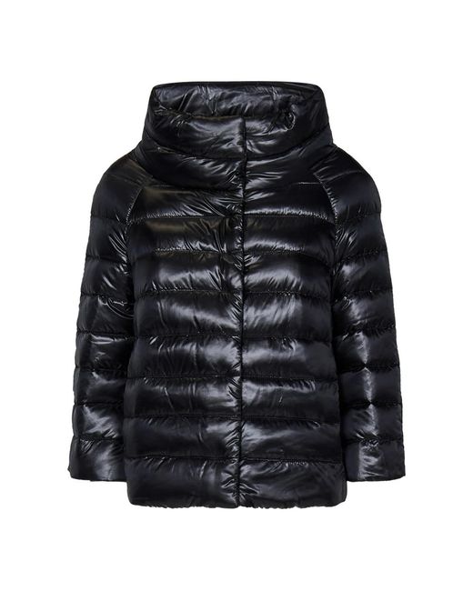 Herno Black Winter Jackets