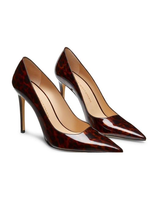 Stuart Weitzman Stuart Power 100 in het Brown