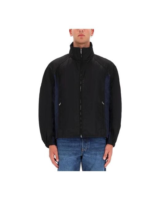 DIESEL Black Light Jackets for men