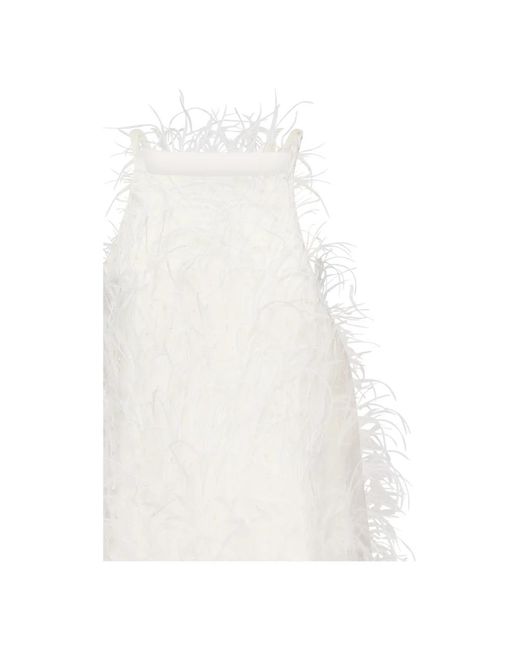Pinko White Short Dresses