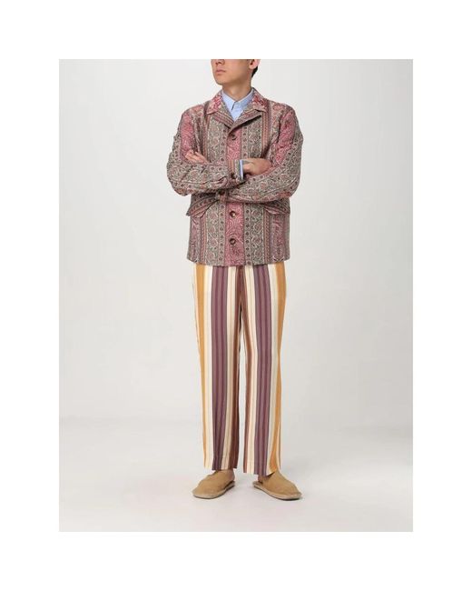 Etro Brown Light Jackets for men