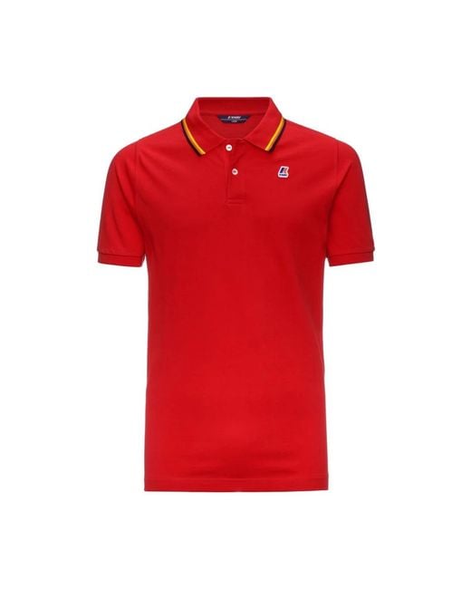 K-Way Red Polo Shirts for men