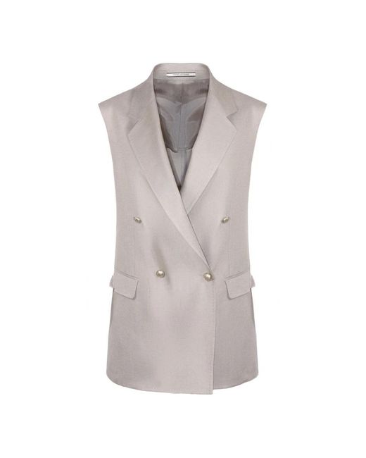 Tagliatore Gray Vests