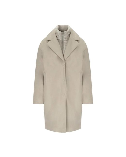 Single-Breasted Coats DUNO de color Natural
