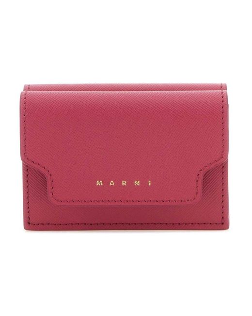Marni Red Wallets & Cardholders