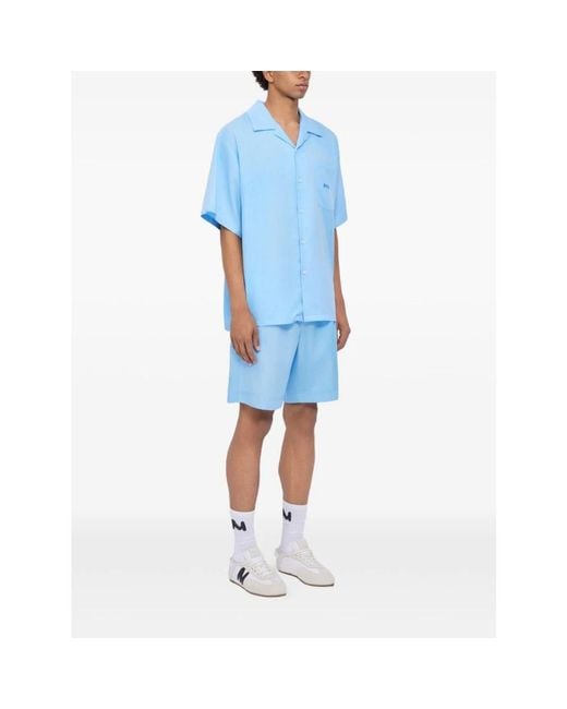 MSGM Blue Casual Shorts for men