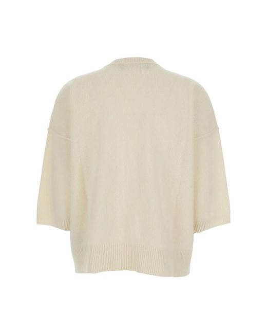 FEDERICA TOSI Natural Round-Neck Knitwear