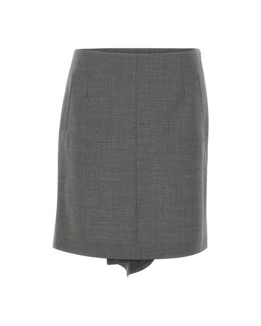 THE GARMENT Gray Short Skirts