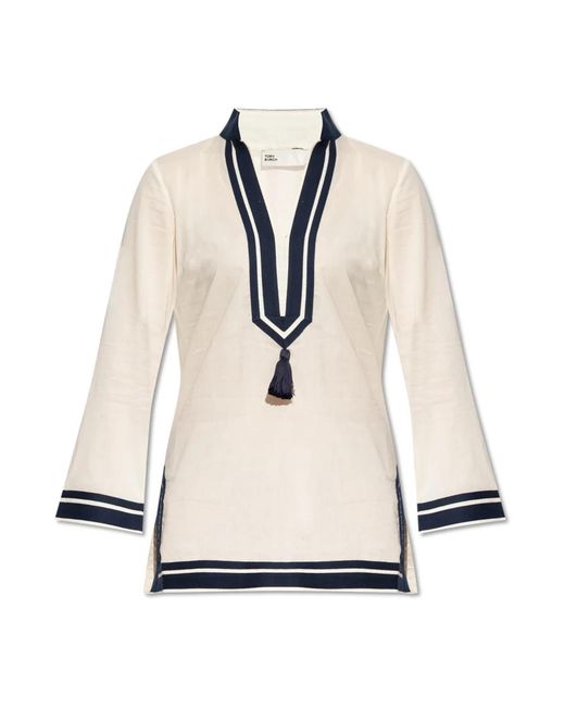 Tunics Tory Burch de color White