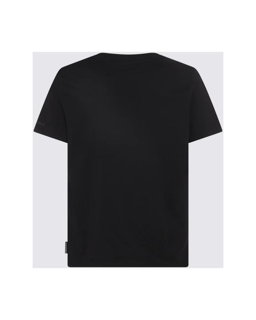 Moose Knuckles Black Cotton T-Shirt for men