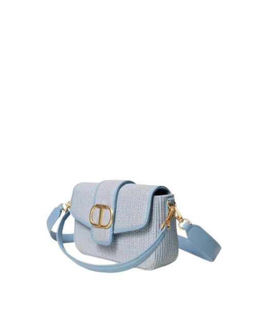 Twin Set Blue Amie schultertasche clear sky