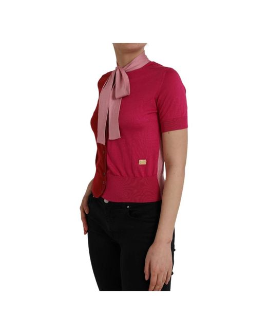 Cardigans Dolce & Gabbana de color Red