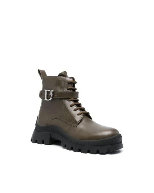 Lace-Up Boots DSquared² de color Brown