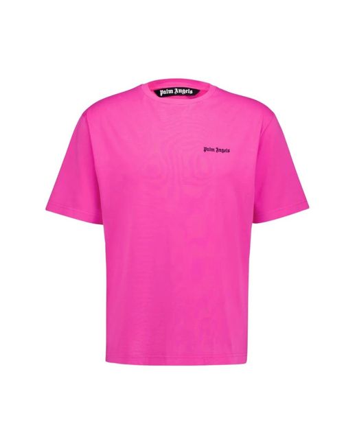Palm Angels Pink T-Shirts for men