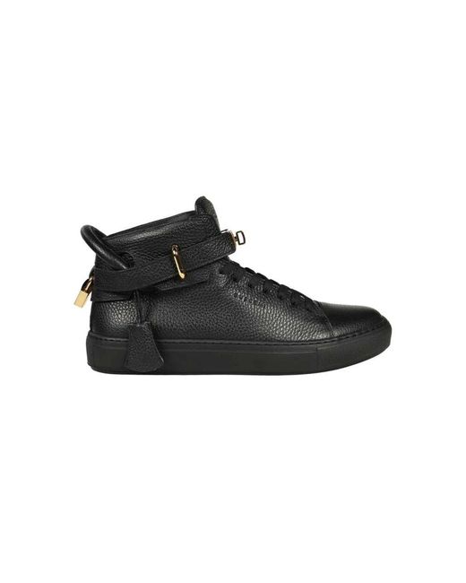 Buscemi Hohe ledersneaker in Black für Herren