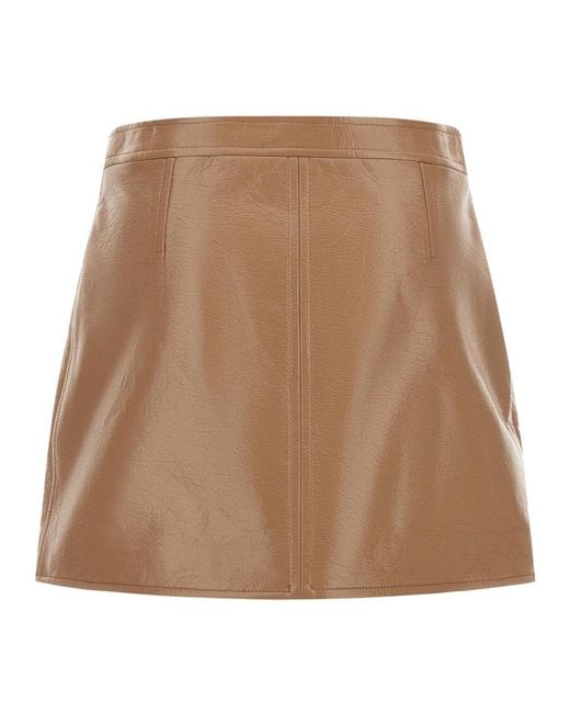 Courreges Brown Short Skirts