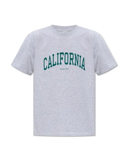 Sporty & Rich Blue T-Shirts