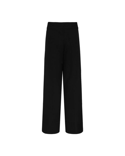 Wide Trousers di Palm Angels in Black