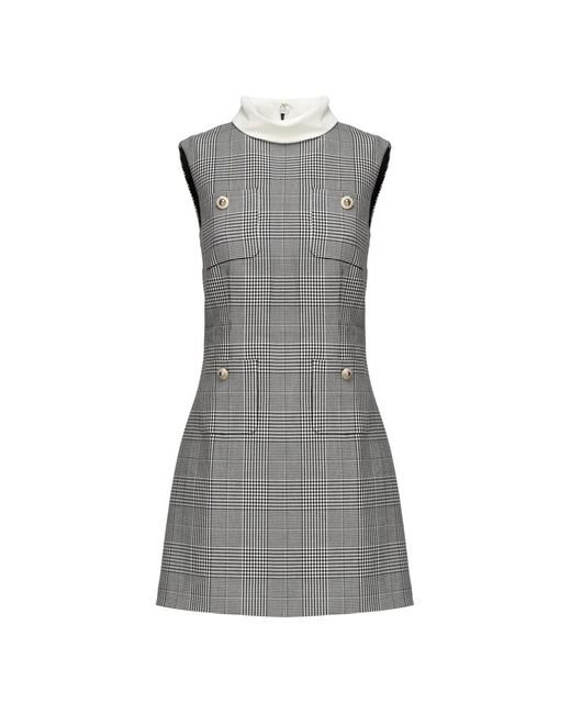 Self-Portrait Short Dresses in het Gray