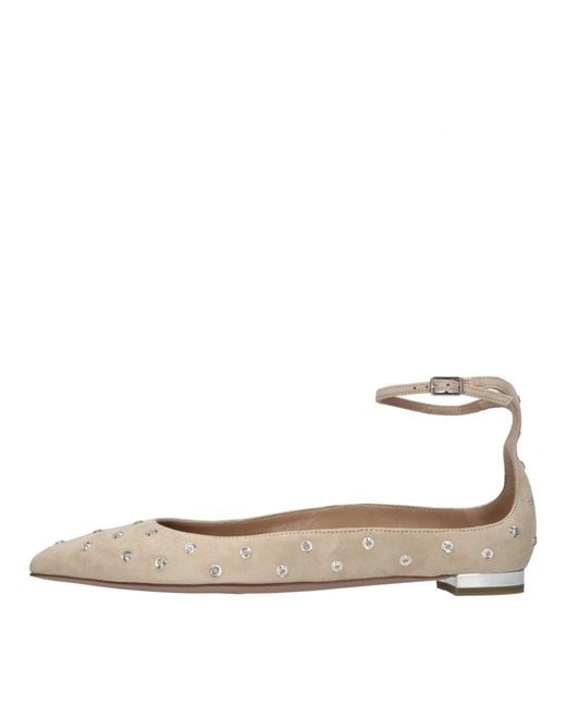 Aquazzura Natural Ballerina Shoes