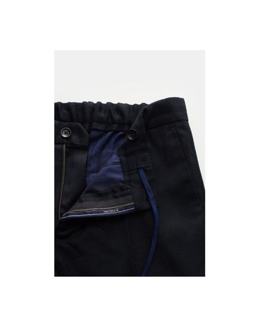 Incotex Chinos in het Blue voor heren