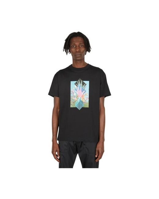 Soulland Tops ,Zwart ,Katoen T-Shirts in het Black voor heren
