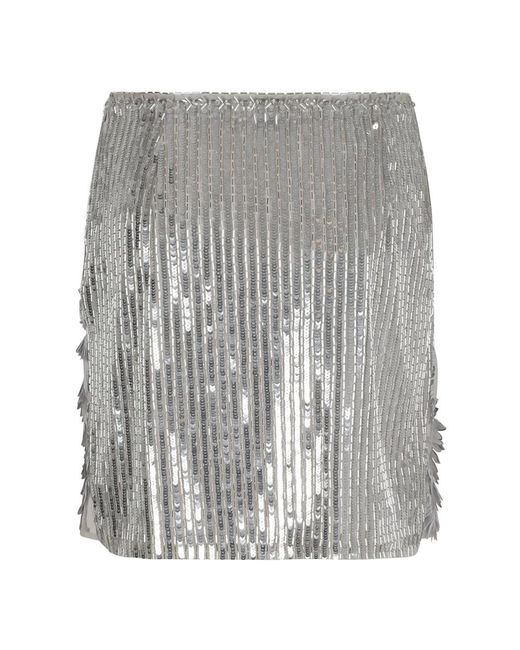 Alberta Ferretti Korte Rokken in het Gray