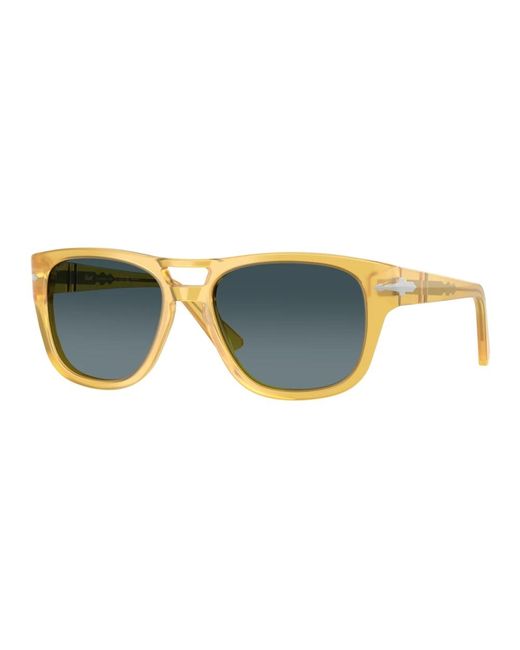 Persol Stijlvolle Zonnebril Met Kleurrijke Lenzen in het Blue