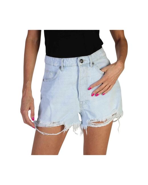 RICHMOND Blue Denim Shorts