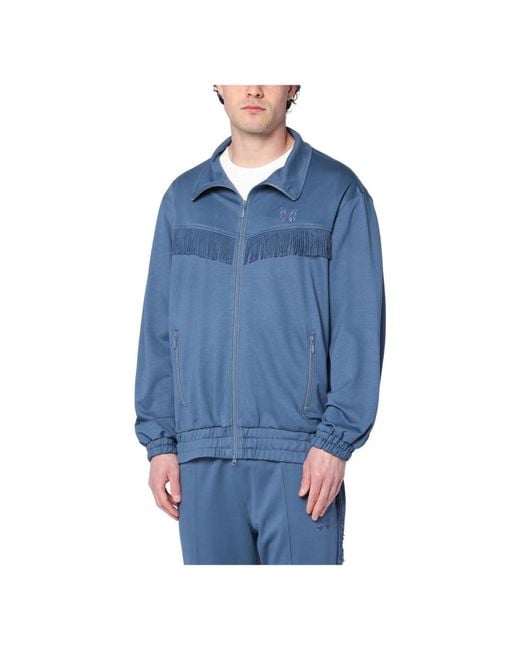 Needles Blue Zip-Throughs for men