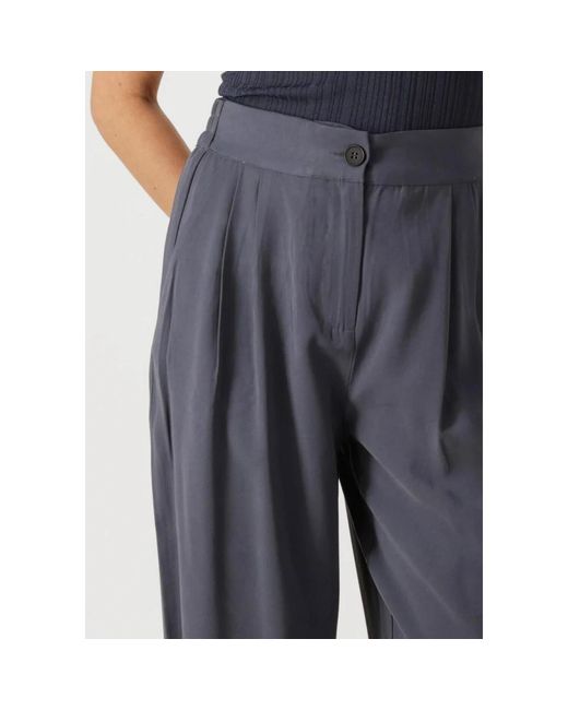 Modström Wide Trousers in het Blue