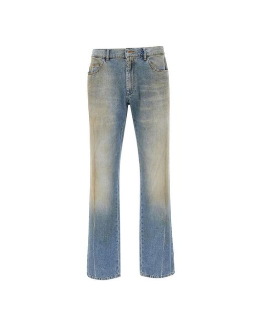 MM6 by Maison Margiela Blue Straight Jeans for men
