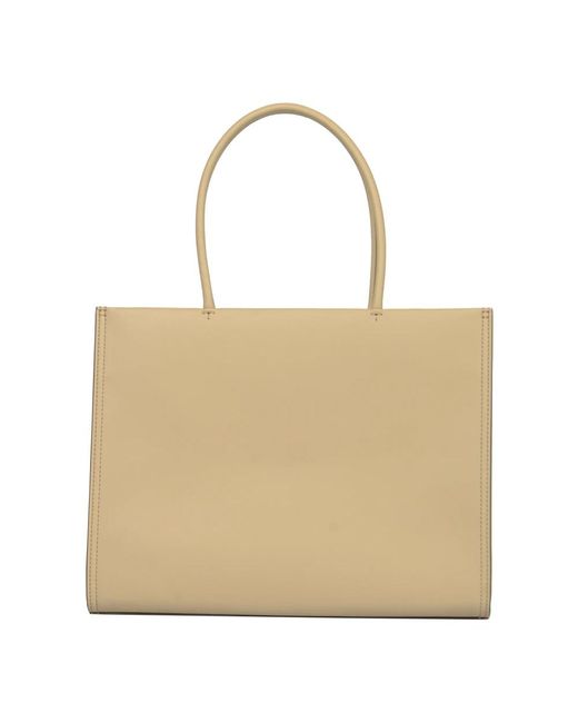 Tory Burch Ella Bio Small Tote Tas in het Natural