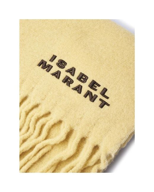 Isabel Marant Yellow Winter Scarves