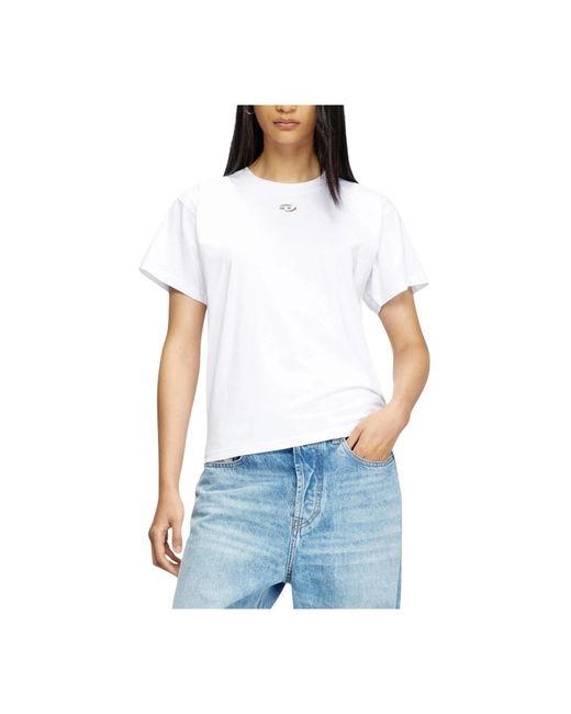DIESEL White T-Shirts