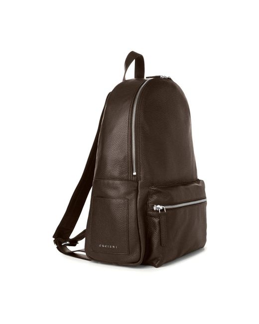 Orciani Brown Backpacks for men