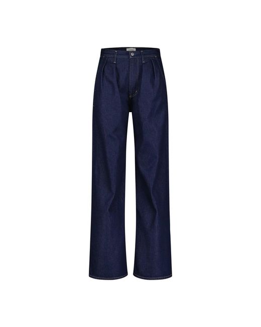 Citizens of Humanity Blue Wide Trousers