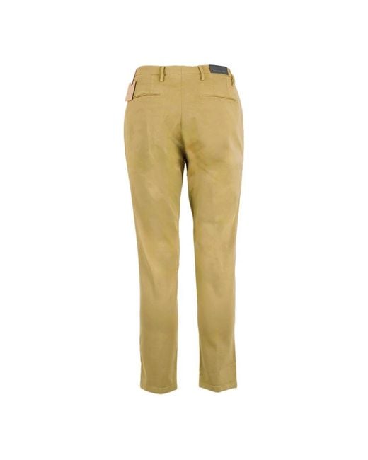 Michael Coal Chinos in het Yellow voor heren