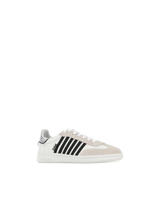 DSquared² Boxer Sneakers in White für Herren