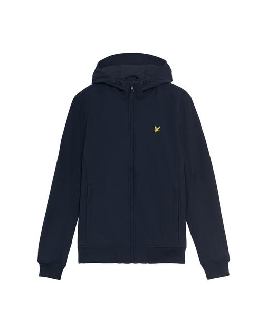 Lyle & Scott Jassen ,Blauw ,Softshell Fleece Back Jas in het Blue voor heren