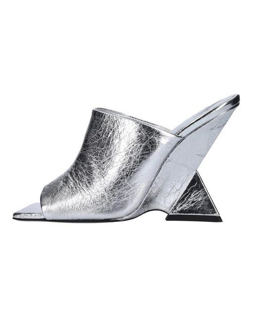 The Attico Gray Cheope Mule