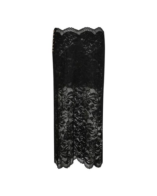 Rabanne Rokken ,Zwart ,Elegante Maxi Rok Voor Vrouwen in het Black
