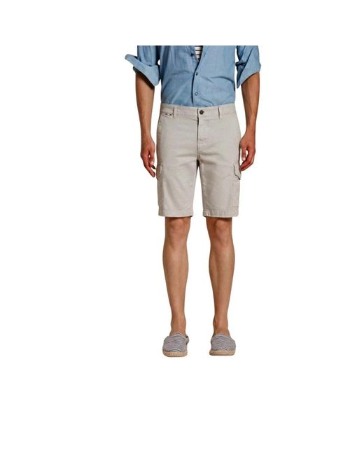 Mason's Chile Cargo Bermuda in het Blue voor heren