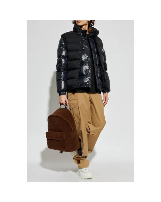 Moncler Black Vests for men