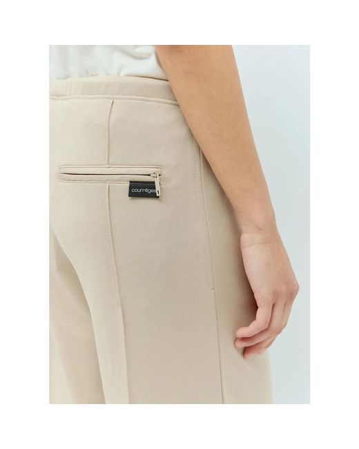 Trousers > wide trousers Courreges en coloris Natural