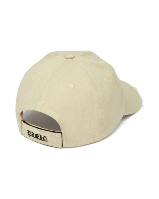 Philipp Plein Baseball Cap in Natural für Herren